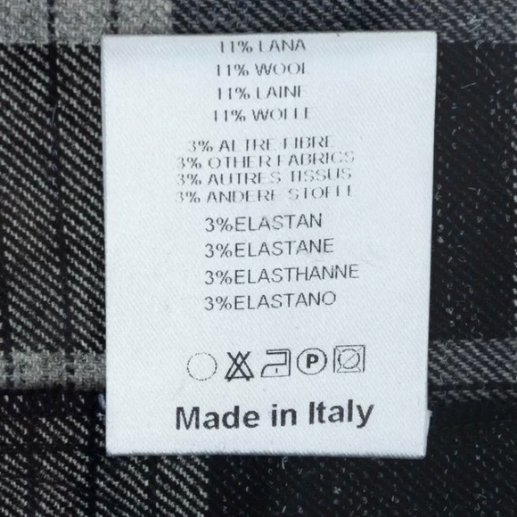 NUMERO 00 Longline Gilet Tartan Pattern V-Neck - Picture 8 of 8